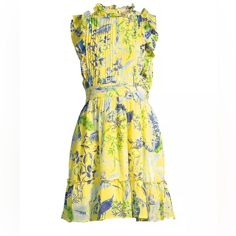 Banjanan Silk Hyacinth A-line dress